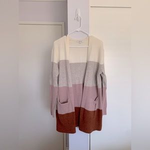 Madewell Ryder Stripe Cardigan Sweater